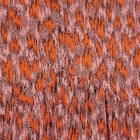 JOIE Tea Rose Abstract Tiered Maxi Dress size XS - Picture 7 of 10